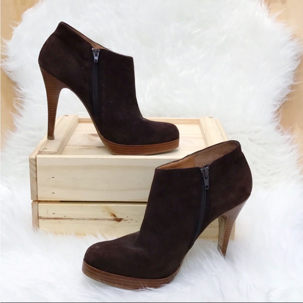 STEVE by Steve Madden Suede Lipstick Bootie Vtg Inspired 9.5 Fits 8.5/9 LIKE NEW